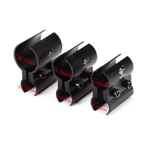 Grandi morsetti per torcia a tubo tondo in lega di alluminio di dimensioni medie piccole staffe per mirino Laser verde rosso accessori per parti di borse speciali - Product Image 1