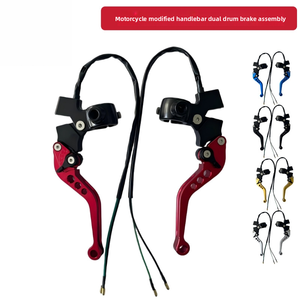 Ensemble <span class=keywords><strong>de</strong></span> levier <span class=keywords><strong>de</strong></span> <span class=keywords><strong>frein</strong></span> à double tambour pour <span class=keywords><strong>moto</strong></span> ZJ125, <span class=keywords><strong>poignée</strong></span> <span class=keywords><strong>de</strong></span> <span class=keywords><strong>frein</strong></span> à coupure <span class=keywords><strong>de</strong></span> courant, levier <span class=keywords><strong>de</strong></span> <span class=keywords><strong>frein</strong></span> CNC allongé, transfrontalier - Product Image 2