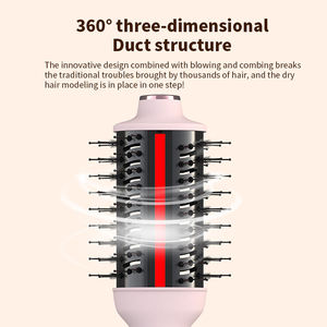 1000W Infrared Blow Dryer Brush Ceramic Hair Dryer & Straightener <b>Comb</b> Professional Salon & Hotel Use - Product Image 3
