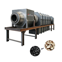 Machine de carbonisation horizontale continue avec décharge automatique pour la fabrication de charbon de bois à partir de copeaux de bois et de écorce d'arbre