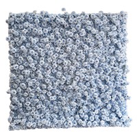 Mur de fleurs artificielles en soie bleue de luxe, décoration florale pour mariage, anniversaire, événement
