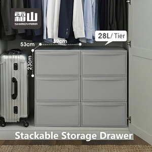 SHIMOYAMA <span class=keywords><strong>Cassettiere</strong></span> Impilabili - Unità di Stoccaggio ad Alta Capacità per Armadio e Ufficio - Product Image 3