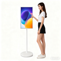 Moniteur TV intelligent portable Android 13, 32 pouces, FHD IPS LCD, écran multi-touch, support, batterie, sans fil, réglable, 4 Go de RAM, 64 Go de ROM