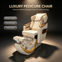 Elektrikli Pedikür Spa Koltuğu, Masajlı ve Titreşimli Ayak Banyosu, Yatarlı Salon Pedikür İstasyonu, Tırnak Salonu ve Ev SPA'sı için