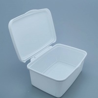 Boîte à rabat en plastique PP pour lingettes humides et papier toilette Conteneur d'emballage vide pour les articles ménagers essentiels
