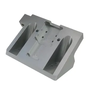 Aluminium-Werkzeugplatte durchsichtige eloxierte Teile Einstellbasis CNC-Freschteile