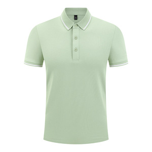 Camisa Polo de Manga Corta, Color Sólido, Ribete en Contraste, Tela de Poliéster, Uso Diario - Product Image 2