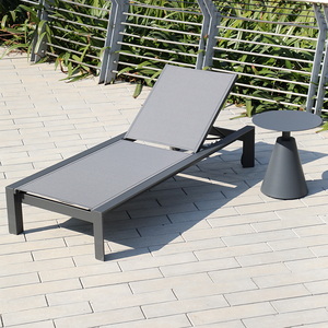 Tumbona Plegable Ajustable de Malla Teslin para Exteriores, <span class=keywords><strong>Playa</strong></span>, Piscina, Casa de Huéspedes y Hotel, Diseño Moderno y Sencillo - Product Image 1