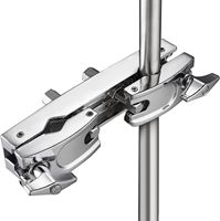 Support de batterie Pince réglable Multi-Clamp Cymbal Boom Arm Mounting Bracket (s'adapte aux tuyaux de 1/2 "à 1") avec deux vis de réglage