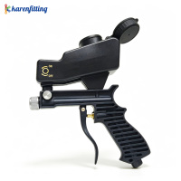 Pistolet de sablage à débit réglable, pistolet abrasif professionnel portatif, outils pneumatiques, pistolet de nettoyage au sable pour le nettoyage et le polissage