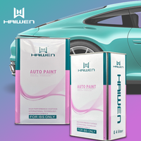 Peinture liquide acrylique à séchage rapide et résistante aux UV Haiwen C-166 pour voitures et bateaux, application au pistolet de pulvérisation