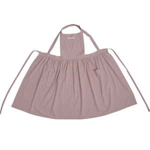 Solid Color Pleated <b>Apron</b> All Cotton Breathable Durable Cooking Wear For Women Daily Use - Product Image 3