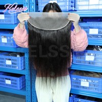 Lots de Cheveux Humains Lisses Naturels en Gros avec Closure, Cheveux Brésiliens Vierges 13x4 Transparentes avec Closure pour Propriétaires de Salons