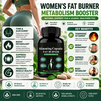 Capsules brûle-graisses 60 unités Garcinia Cambogia Extrait de thé vert Supplément végétal pour la gestion du poids OEM