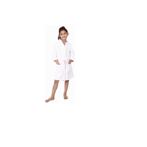 Peignoirs pour enfants en coton biologique ultra doux pour les âges de 4 à 6 ans, texture moelleuse, séchage rapide, haute absorption, doux pour la peau - Product Image 1