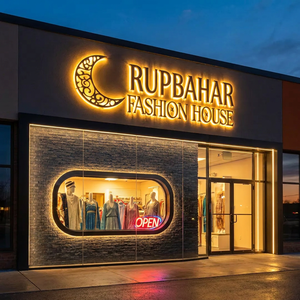Enseigne lumineuse personnalisée en lettres 3D LED, éclairée latéralement, pour boutique, logo professionnel <span class=keywords><strong>de</strong></span> salon, décoration lumineuse, enseigne <span class=keywords><strong>de</strong></span> marque - Product Image 4