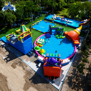 Grand <span class=keywords><strong>parc</strong></span> gonflable commercial de <span class=keywords><strong>parc</strong></span> <span class=keywords><strong>aquatique</strong></span> de vente chaude de Lilytoys <span class=keywords><strong>avec</strong></span> des jouets de l'eau pour des enfants et la partie adulte - Product Image 1