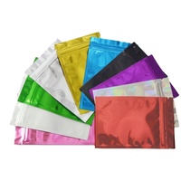Sacs à fermeture éclair personnalisés, sacs en plastique, sacs en aluminium translucides argentés, sacs auto-scellants, pochettes à fermeture éclair transparentes refermables