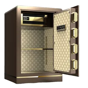 Cassetta di sicurezza dell'hotel per l'home Office in acciaio personalizzata Coffre Fort Smart Hidden Fingerprint Money Safe Box