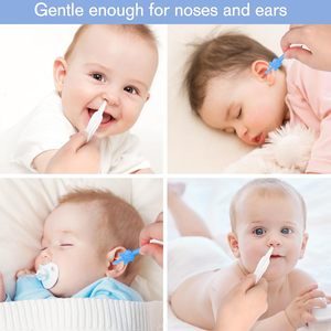Limpiador de orejas y nariz de silicona para bebé 3 en 1, pinzas de limpieza, recogedor doble de cerumen y eliminación de mocos, herramienta segura y fácil para bebés - Product Image 6