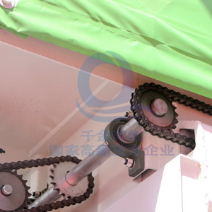 New High Quality Automatic <b>Tarp</b> System Push Pull Retractable Cover Steel Oilcloth Waterproof Sunproof for Heavy Duty Vehicles - Product Image 6