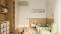 Meuble bar de luxe pour la maison avec étagères en verre, armoire de cuisine en chêne avec panneau Shaker encastré, détail de perles linéaires rondes, cuisine compacte modulaire