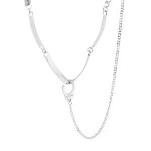 2026 New Simple Exquisite Design Chain Necklace Hiphop Style <b>Titanium</b> Steel Unisex's Collarbone Necklace Fashion Jewelry - Product Image 6