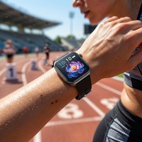 Akıllı Spor Saati Yapay Zeka Sesli Asistan+Bluetooth Arama+Uyku İzleme Akıllı Saat