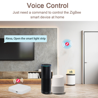 Passerelle Hub Tuya sans fil/filaire Zigbee 3.0, contrôle à distance des appareils via l'application Smart Life, format mini, compatible Alexa Google Home G533