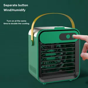 Nieuwste Mini Desktop Draagbare Airconditioner Ventilator Luchtkoeler Ventilator Waterkoeling Luchtbevochtiger Zuiveringsinstallatie Voor Kantoor Slaapkamer