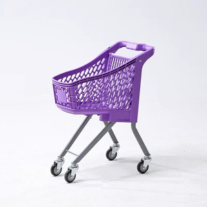children small shopping cart amusement park toy hand <b>trolley</b> kid <b>trolley</b> with flag for retail store - Product Image 6