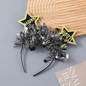 Diademas de Cumpleaños HLC, Accesorios para el Cabello de Año Nuevo, Decoración Festiva para Fiestas, Accesorios para Fotos para Reuniones de Año Nuevo - Product Image 2