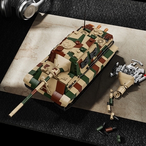 Modellino Educativo in Scala 1:28 del Caccia Carri Armati Tedesco Jagdtiger, 1821 Pezzi, Blocchi di Costruzione in Plastica ad Alta Definizione - Product Image 4