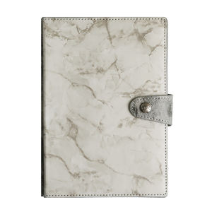 Premium Marble Texture PU Leather Hardcover Journal Color Block Design Buckle Notebook Personalized Logo Option High Quality - Product Image 2