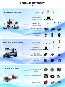 Chì Ferrite hạt EMI Choke cuộn cảm ba thiết bị đầu cuối LC Lọc coban dựa vô định hình rộng ban nhạc đàn áp thành phần - Product Image 6