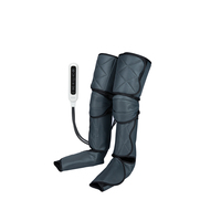 Masseur de jambes complet à air comprimé portable avec chaleur, masseurs électriques pour mollets, genoux, cuisses, airbag, chaussures de massage pour les pieds et les jambes