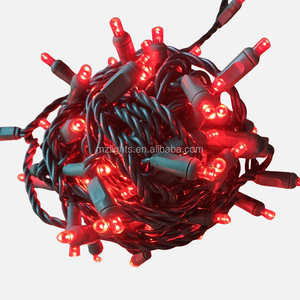 Thương mại ngoài trời 100 đèn 5 mét góc rộng hình nón <span class=keywords><strong>Led</strong></span> Mini giáng sinh chuỗi ánh sáng mát trắng 4 ''khoảng cách - Product Image 3