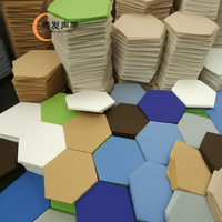 Panneaux d'isolation acoustique en fibre de polyester écologique ignifuge pour plafond, NRC 0,6-0,75, chambre à coucher, hôtel