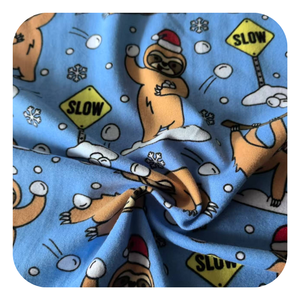 Tessuto Jersey Singolo MY a Doppia Spazzolatura con Stampa Digitale, Interlock a Maglia in Ordito, Peso Medio, 100% Poliestere, Elastico e Morbido - Product Image 2