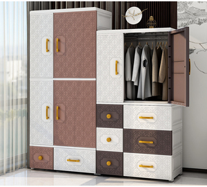 Tủ quần áo 5 lớp kiểu Trung Quốc với 1 cửa mở + 2 ngăn kéo lớn - Product Image 4