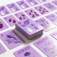 Nouvelles cartes de mahjong américaines professionnelles imprimées, design personnalisé, cartes de poker mahjong en PVC imperméables