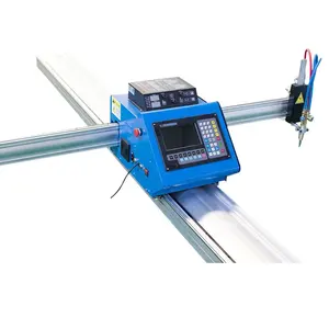 Taşınabilir 220V CNC plazma ve step Motor ve rulman etkili kesme aralığı 1500x3000mm ile yalazla kesme makinası