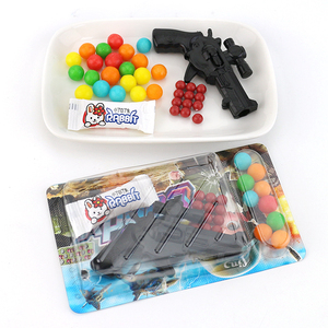 <span class=keywords><strong>Mini</strong></span> juguete de pistola de balas de plástico con caramelo inflado y gelatina pequeña - Product Image 3