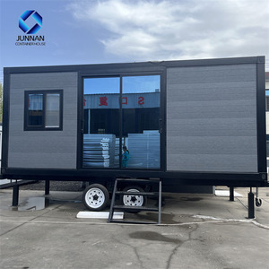 Prefab phẳng gói container nhà nhanh chóng gấp ra phẳng gói đúc sẵn 20ft có thể gập lại xách tay Modular Tiny nhà trại - Product Image 2