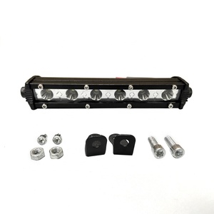 Barre lumineuse LED droite ADT de 6,9 pouces, 18 watts, couleur blanche, pour pick-up, VTT, UTV, bateau, camion, tout-terrain, 4x4, feux de travail LED de secours - Product Image 2