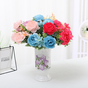 ดอกไม้ประดิษฐ์ <span class=keywords><strong>MY</strong></span> Woolly Peony ดอกไม้ปลอมตกแต่งบ้าน งานแต่งงาน อุปกรณ์ประกอบฉากถ่ายภาพกลางแจ้ง ขายส่งจากโรงงาน - Product Image 3