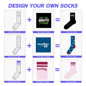 Custom Logo Sport White <b>Socks</b> for Men – Black Letter <b>Running</b> Custom Basketball <b>Socks</b> for Athletic Training - Product Image 5