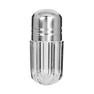2025 nouvelle usine chinoise de haute qualité 2ml Mini bouteilles en plastique avec bouchons en métal brillant coloré pour l'emballage de médicaments - Product Image 4