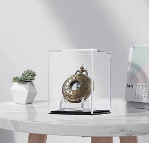 Bán buôn <span class=keywords><strong>Acrylic</strong></span> túi đồng hồ hiển thị trường hợp hiển thị đứng Cube chủ rõ ràng <span class=keywords><strong>Acrylic</strong></span> Hộp bảo vệ - Product Image 6