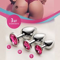 2022 Yeni BDSM SM Seti Metal Popo Anal Plug Gümüş Altın Set Yetişkin Seks Oyuncağı Erkek Kadın Çiftler için